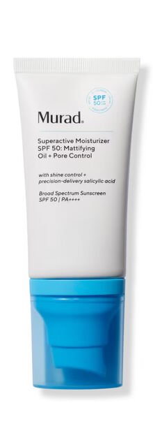 Murad Superactive Moisturizer SPF 50: Mattifying Oil + Pore Control Murad Superactive Moisturizer SPF 50: Mattifying Oil + Pore Control